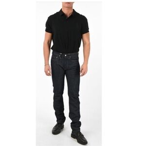 Polo Ralph Lauren 381 Slim fit dark wash 100% cotton denim jeans Size 35 x 32